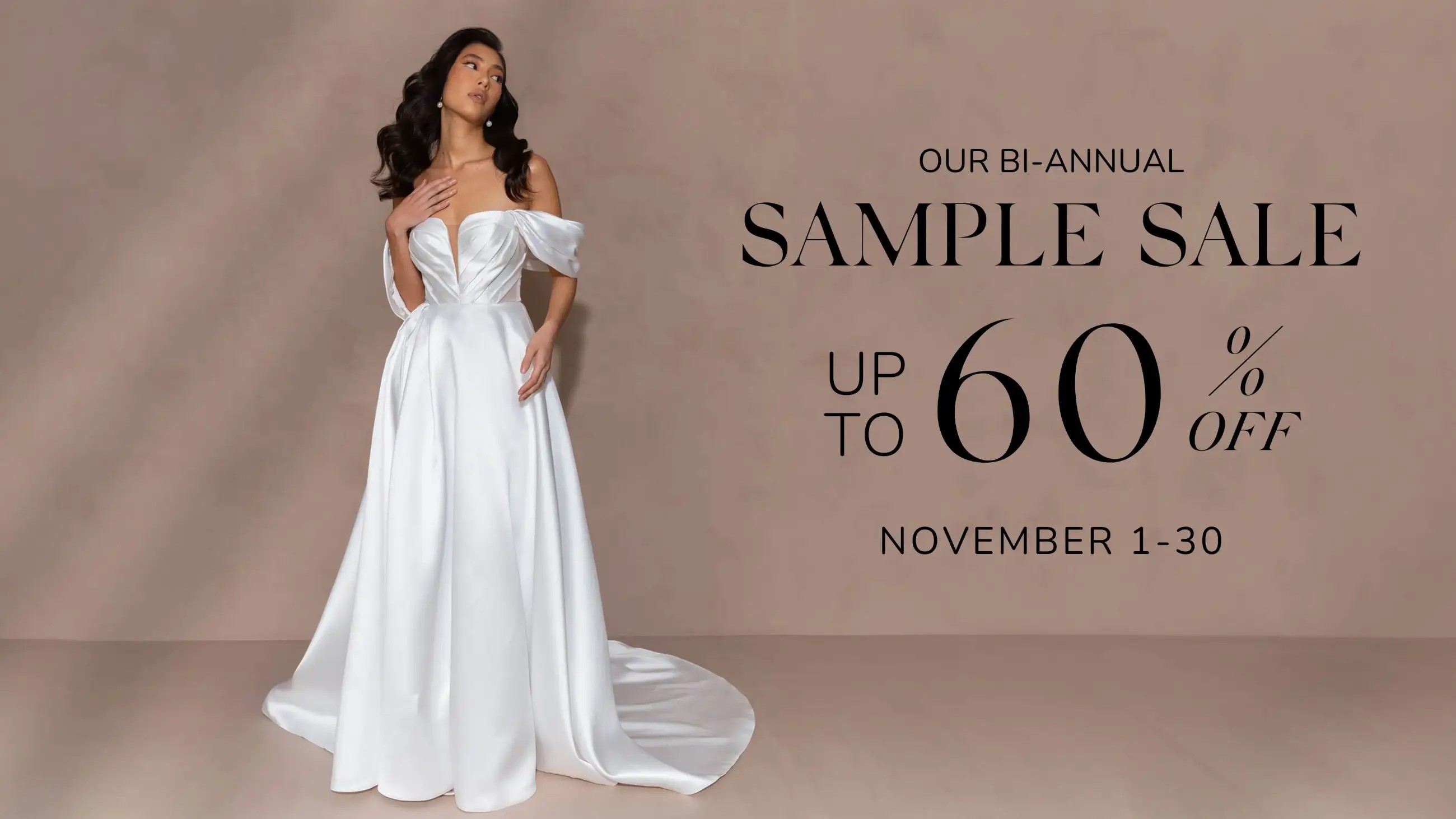 Luv Bridal Sample Sale is on NOW